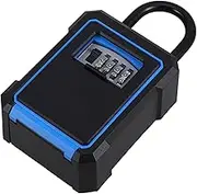 NOLITOY Box Hanging Key Lock Box Combination Lock for Secure Key Storage for Home Office Garage and More Easy to Read and Reset Code
