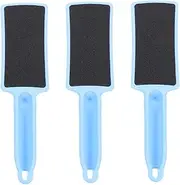 3Pcs Foot Callus Removers Double Sided Foot Rasp Ergonomic Skid Handles for Dead Skin Removal Portable Foot Scrubbers for Home and Travel Use