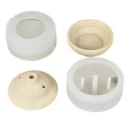Incenses Holder Resin Molds with Lid, for DIY Room Decorations Incenses Holder