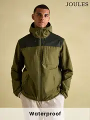 Joules Ayston Green Lightweight Waterproof Coat (373194) | $182
