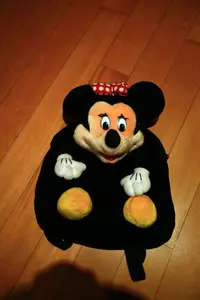 在飛比找Yahoo!奇摩拍賣優惠-迪士尼 Disney 米奇 米妮 立體造型後背包