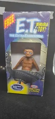 2 Lot of Kraft Macaroni and Cheese E.T. Bendable Toy 2002 - Lot of 2