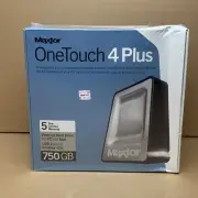 NEW - Maxtor OneTouch 4 Plus 750GB External Hard Disk Drive - Free Shipping