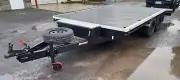 5m x 2.49m 4T Rated Flat Top / Car Trailer / Car Carrier with Beaver Tail - NEW