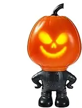Interactive Halloween Figures - Ghostly Animated Props, Sound-Activated Halloween Decor | Halloween Pumpkin with Built in Projector Speaker, Volume Decorative Outdoor Lighting Projectors for Halloween