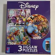 NEW Disney Thomas Kinkade Signature 3 Jigsaw Puzzle 3573-4