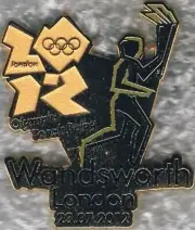 2012 London Olympic Torch Relay London Wandsworth Games Mark Pin