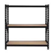 VIC NEW Stratco Heavy Duty 3 Shelf Black Unit
