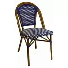 New Parisian Cafe Outdoor Chair French Replica Aluminium Dining Seat PARIS Blue