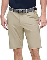 [Outdoor Ventures] Men's Golf Shorts Dry Fit, 11" Lightweight Quick Dry Golf Stretch Bermuda Shorts Performance Casual Shorts with Pockets for Golf Travelling and Working