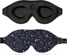 Memory Foam Sleep Mask 3D Molded Cups Contour Pillow for Eyes Starry Night