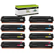 8PK Toner Compatible with HP 202A CF500A LaserJet Pro MFP M281FDW M281CDW M254DW