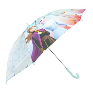 韓國Pickin 53公分冰雪奇緣兒童透視安全雨傘 兒童雨傘 自動傘