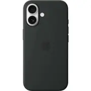 Apple iPhone 16 Silicone Case with MagSafe - Black**