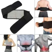 TC Magnetic Lower Back Pain Self Heat Support Belt Lumbar Brace Strap Infrared