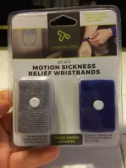 Travelon Motion Sickness Relief Wristbands 2 Packs New