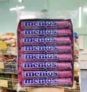 New Mentos – Mixed Berry Flavored Chewy Candy Pack of 16 Sticks