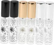WOFASHPURET 6pcs Refillable Spray Bottles Portable Travel Containers for Lotion Perfume and Cream Durable Fine Spray Design for Travel Use