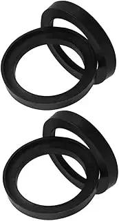 LOORGVEL 2 Pairs Fit Car Speaker Spacer Adapter Ring Durable Plastic Mounting Bracket for Car Stereo Speakers Spacer Rings for Enhanced Audio and Compatibility