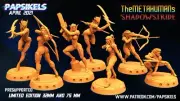 Space Elfs / cyborgs | Meta Humans | Varied Options | Papsikels | 32mm scal