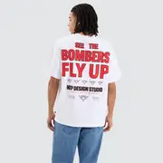 [Nena and Pasadena AFL] Essendon Bombers AFL Heavy Raptor Tee Optical White
