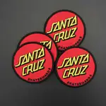 【定制】SANTA CRUZ STREET SKATEBOARD LOGO 3D 刺繡魔術貼補丁/徽章/臂章/徽章裝飾夾