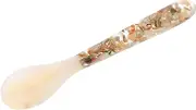 SHOWERORO Shell Shape Serving Spoon Multi-use for Caviar Ice Cream Desserts Stylish Condiment Spoon Ergonomic for Fine Dining