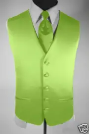 Luxury Premiere Solid Tuxedo Vest & Necktie