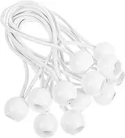 Zerodeko 12pcs Bungee Cords with Balls Heavy Duty Elastic Rope for Tarp Tie Down Versatile Outdoor Use for Camping Trampolines and Home Fitness