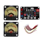 2x TR-35 VU Header DB Meter Level Audio Amplifier + Power Supply Driver Board
