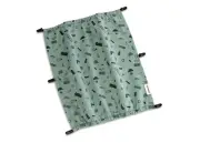 Croozer Kid 2er Two-Seater Sunscreen Protection Green Patterned