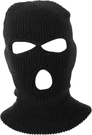 WRITWAA One-Piece Molding Warm Face Cover Face Mask Protective Guard Windproof for Outdoor Riding Black