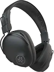 JLab Studio Pro ANC Bluetooth Wireless Over-Ear Headphones, Black, 45+ Hour Bluetooth 5 Playtime, Smart Active Noise Cancellation, EQ3 Sound, Ultra-Plush Faux Leather and Cloud Foam Cushions
