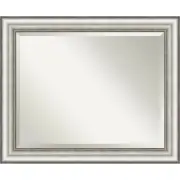 Bed Bath & Beyond Mirror Silver 33" x 27" Bathroom Wall Home Decor NEW IN BOX