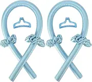2 x Heatless Curlers, Curling Rod Headband Curler, Rubber Heatless Curlers, Heatless Curls Band, Lazy Curler Set No Heat Wave Hair Curlers Styling Kit Sleep Hair Curlers