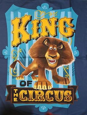 Disney Madagascar 3 King of the Circus Quilt Panel PRICE REDUCED