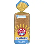 Tip Top Sunblest Soft White Sandwich Slice Bread Loaf Bakery 650g