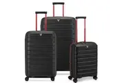 Roncato B Flying 3 Piece Lightweight EXP Spinner Luggage Set - Black Smoke