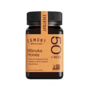 Raw Manuka Honey MGO 50+ 17.6Oz (500G) NON-GMO, Kosher, Recycled Plastic Jar, Tr