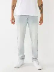 NEW! True Religion Men's 42 Geno Slim Light Blossom Wash Jeans NWT $159
