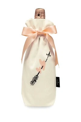 Kate Spade New York Bridal Wine Tote Two Hearts Blush Pink New with Tag NWT