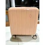 JUN JUN 蜜粉色& 蛋黃哥18吋拉桿 行李箱/登機箱