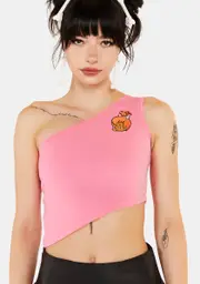 [Dolls Kill X Hanna Barbera] Yabba Dabba Doozie Asymmetric Top