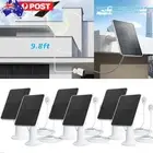 10W Solar Panel Power Charger Mount For Arlo Ultra 2/Pro 3/Pro 4 Security Camera