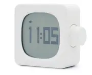 F41 Cube Alarm Clock Bedside Night Light Electronic Wake-up Light Led Charging Mini Alarm Clock Bedroom Decoration Clock