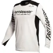 Fasthouse Raven Jersey, White/Black