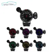 7 Color 80mm LED Tachometer RPM Gauge Meter W/Step Motor Shift Light 0-11000 RPM