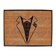 Tuxedo White - Funny Novelty Doormat Man Cave Floor mat