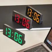Voice Activated LED Digital Clock with Temperature and Snooze Function