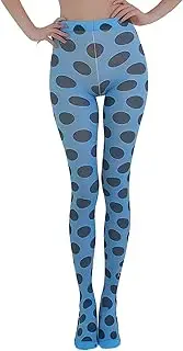 [Adoeren] Women Colorful Tights Funky Patterned Swirl Polka Dot Print Pantyhose Y2k Sheer Mesh Stockings Leggings